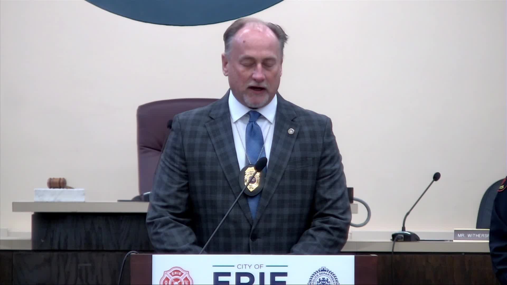 Thumbnail image for Erie Police Department Swearing-In Ceremony - April 24, 2023