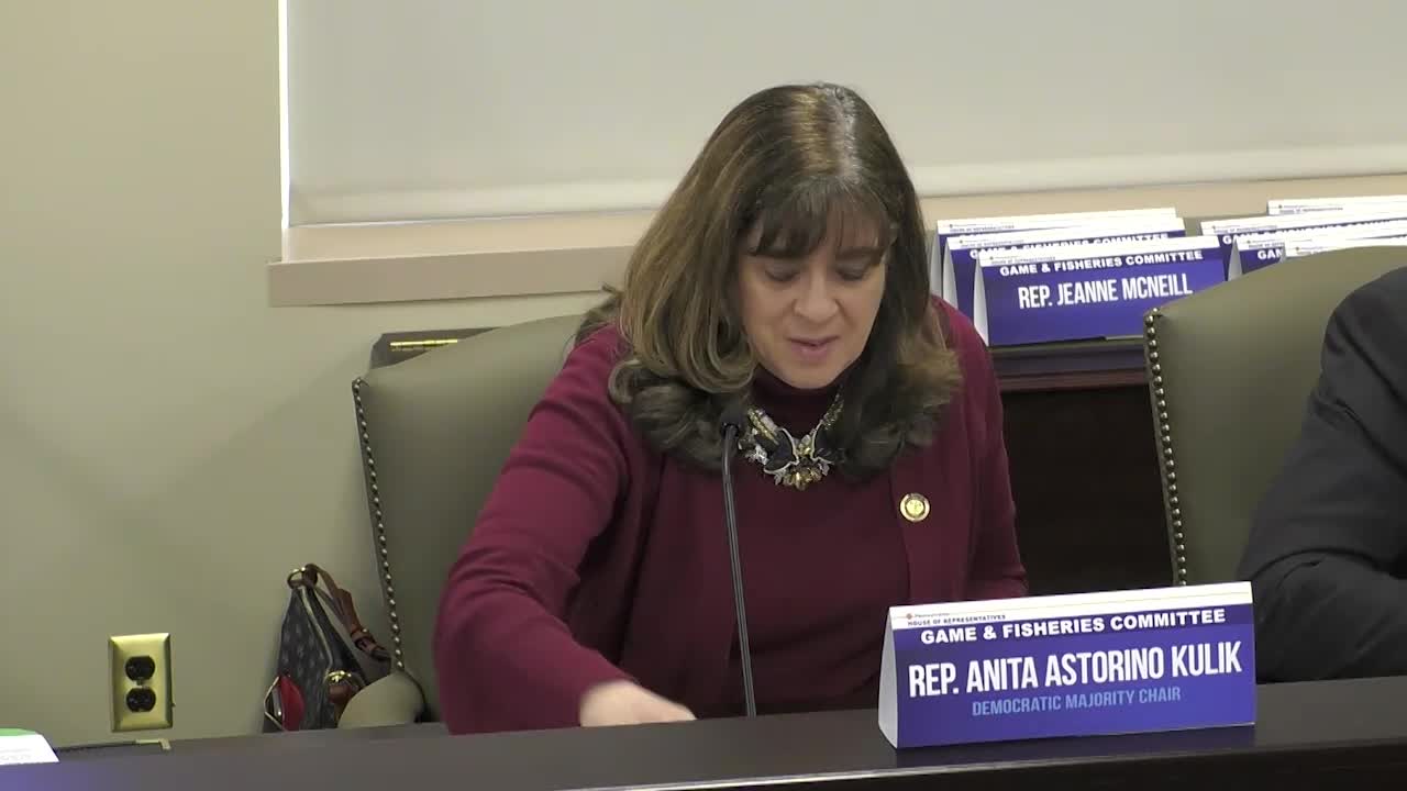 Thumbnail image for PA House Game and Fisheries Committee Meeting - April 24, 2023