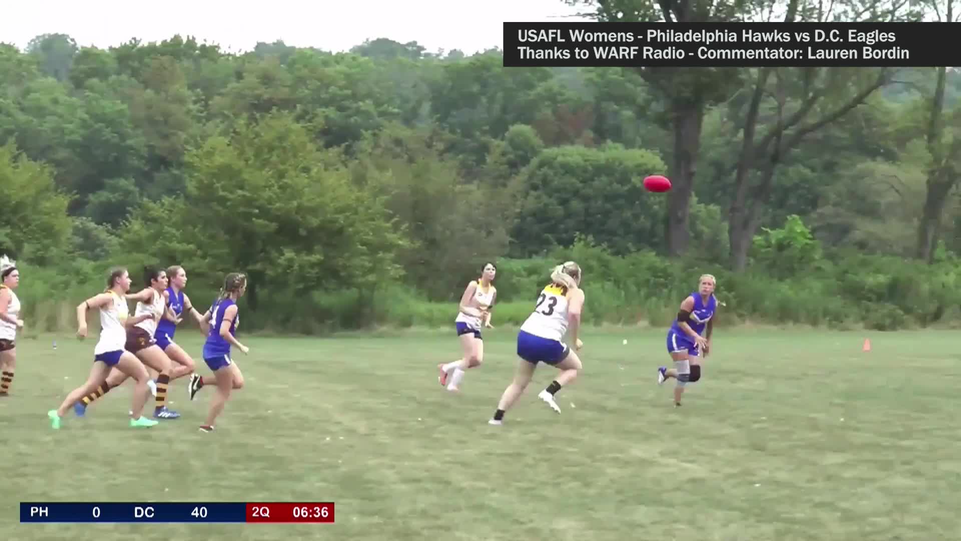 Thumbnail image for USAFL Womens - Philadelphia Hawks vs D.C. Eagles