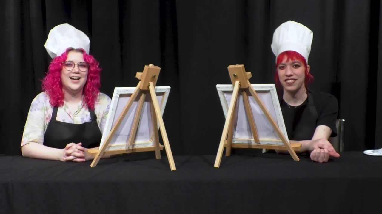 Thumbnail image for Making PAINTINGS with PASTA!? Professional artist vs Filmmaker