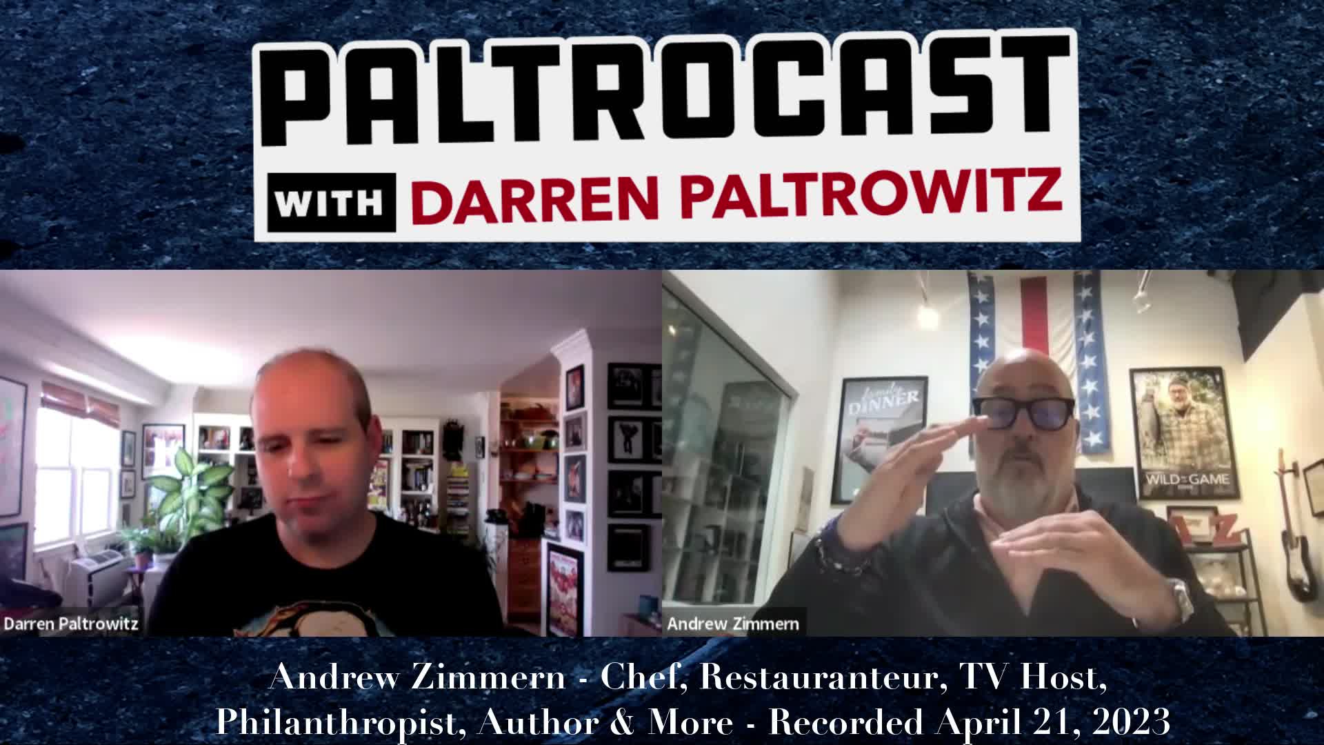 Thumbnail image for Paltrocast - Chef Andrew Zimmern + Josh Bonzie + RADWIMPS