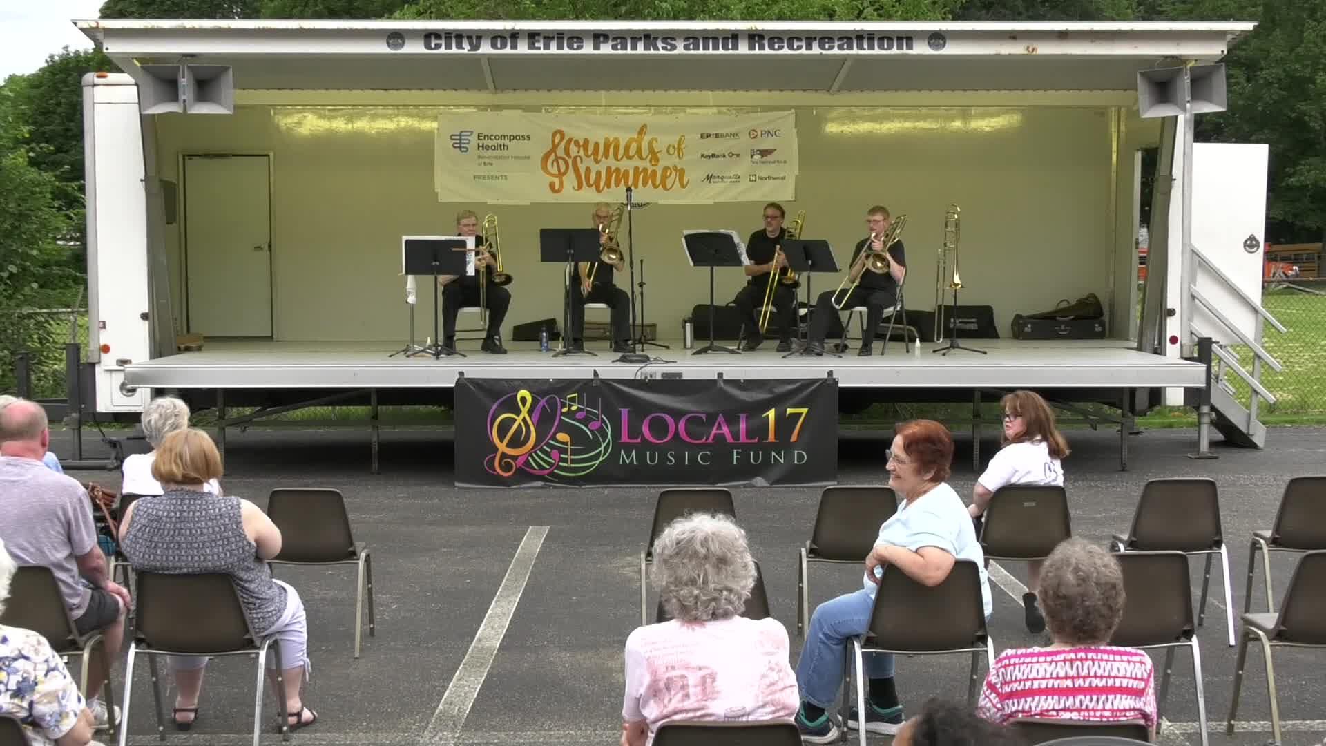 Thumbnail image for Sounds of Summer (Throwback) - Let it Slide Trombone Quartet