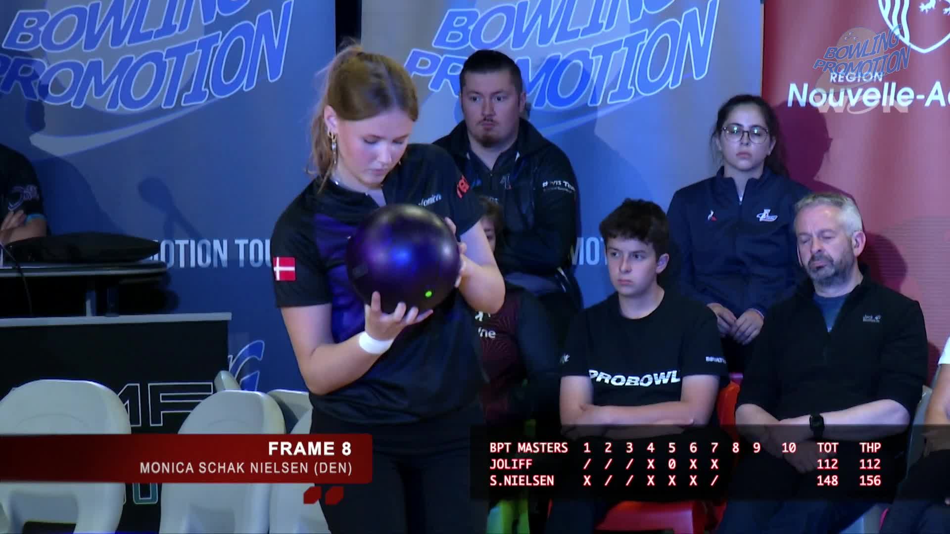 Thumbnail image for Bowling Pro-Motion Tour 2023-2024 Qubica AMF Masters Round 3 -Monica Schak Nielsen Vs Gwendal Joliff Match 3