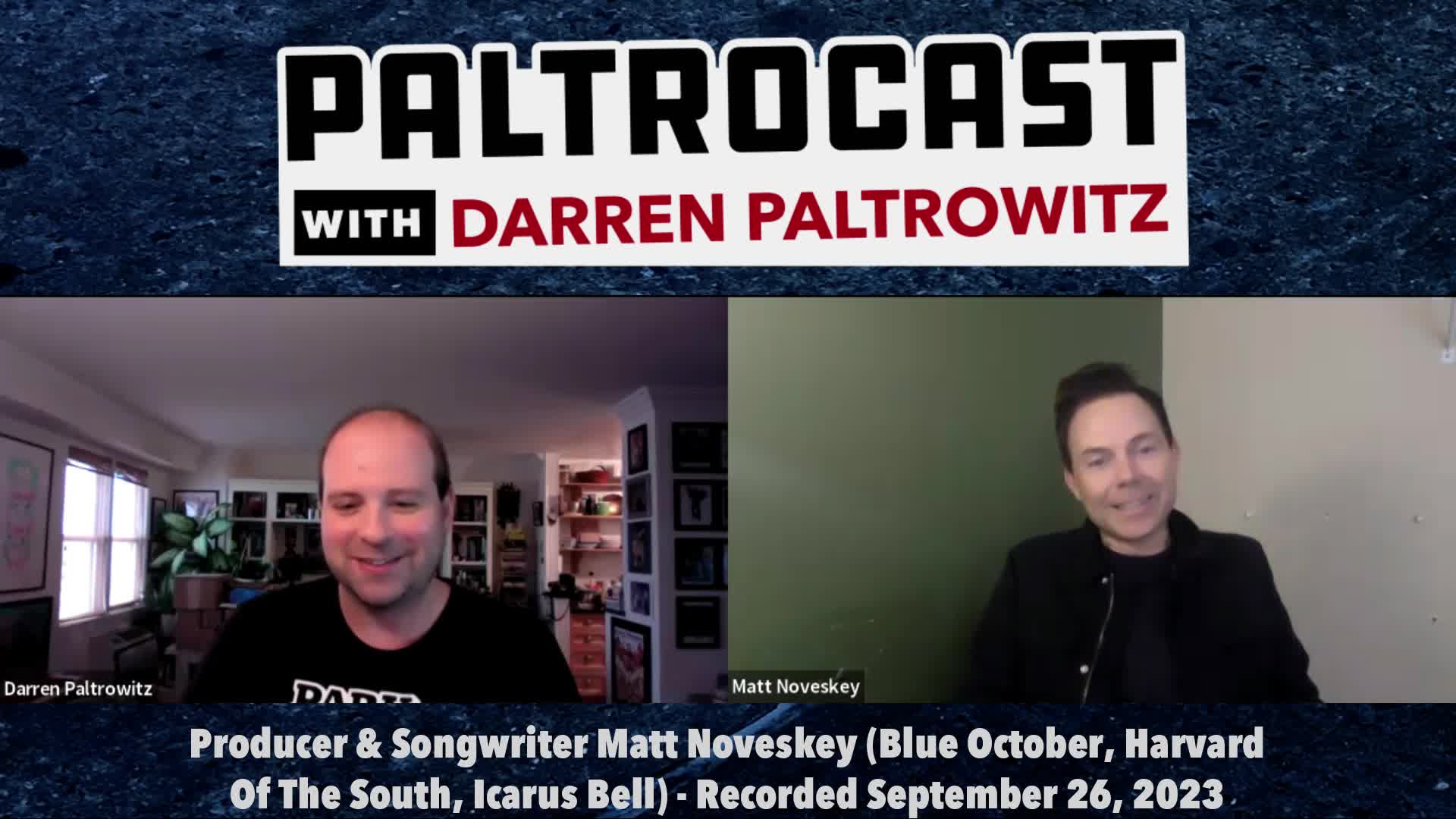 Thumbnail image for Paltrocast - Blue October's Matt Noveskey + Stephanie Szostak