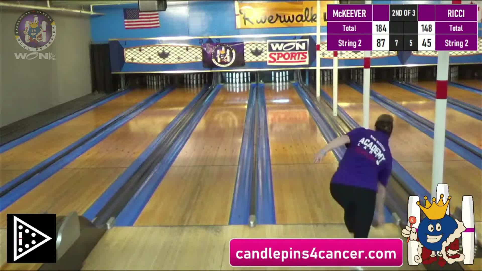 Thumbnail image for Candlepins 4 Cancer Bowling Series - Women's Ladder 1, Match 1