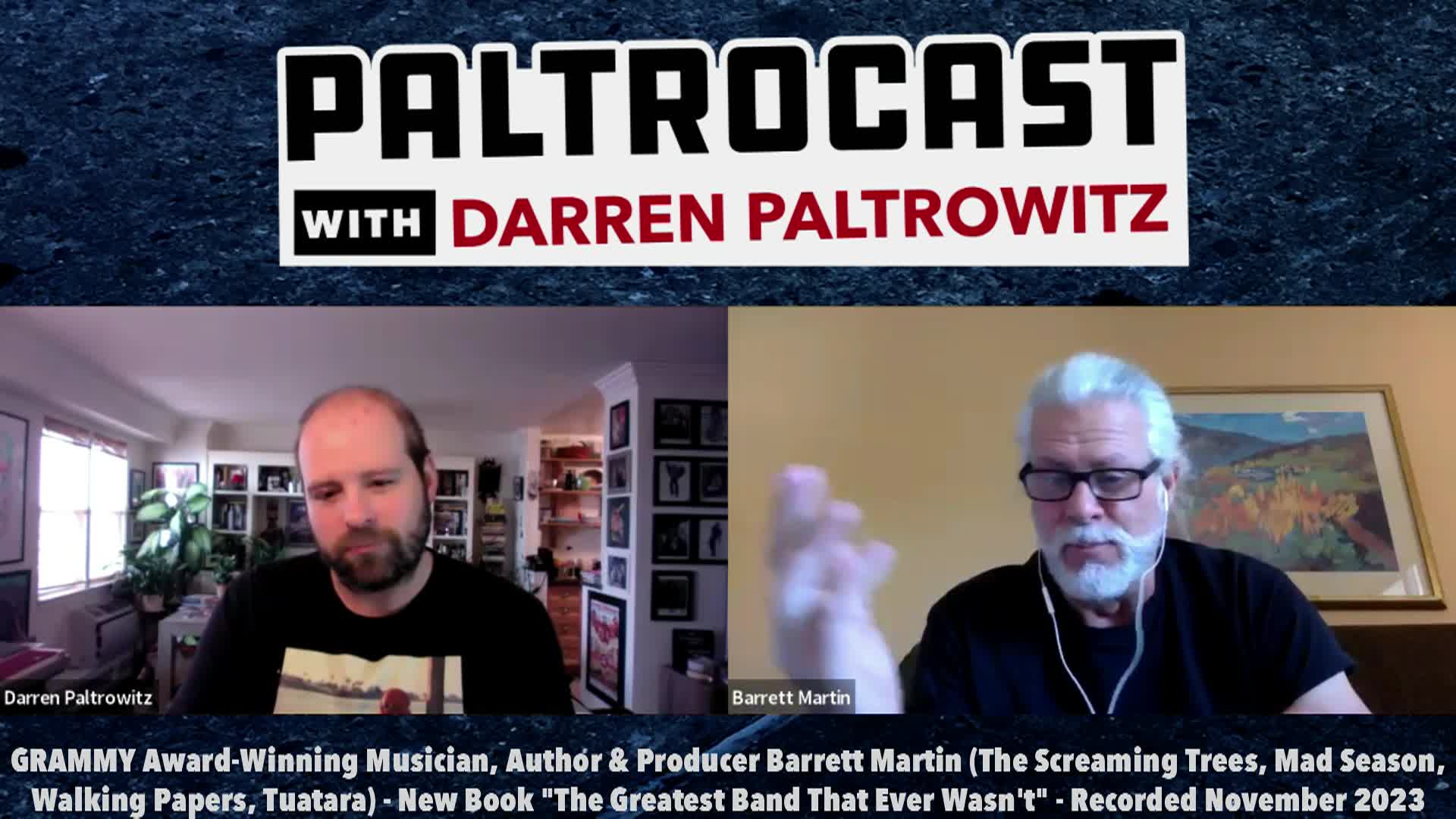 Thumbnail image for Paltrocast - Screaming Trees' Barrett Martin + Comedian Joe Kwaczala