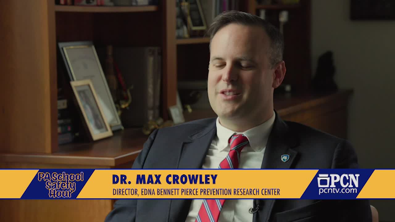 Thumbnail image for PA School Safety Hour - Dr. Max Crowley, Penn State's Prevention Research Center Talks School Safety