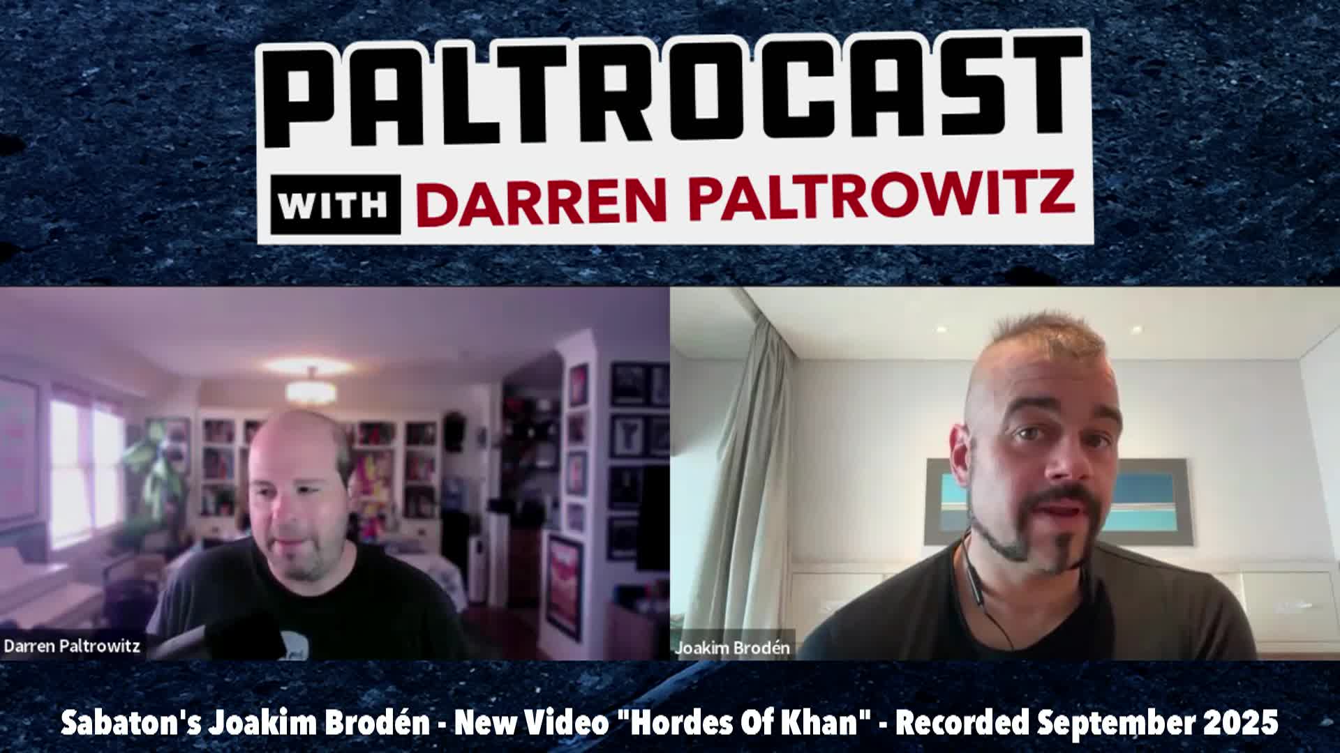 Paltrocast - Sabaton's Joakim Broden, Evan Husney