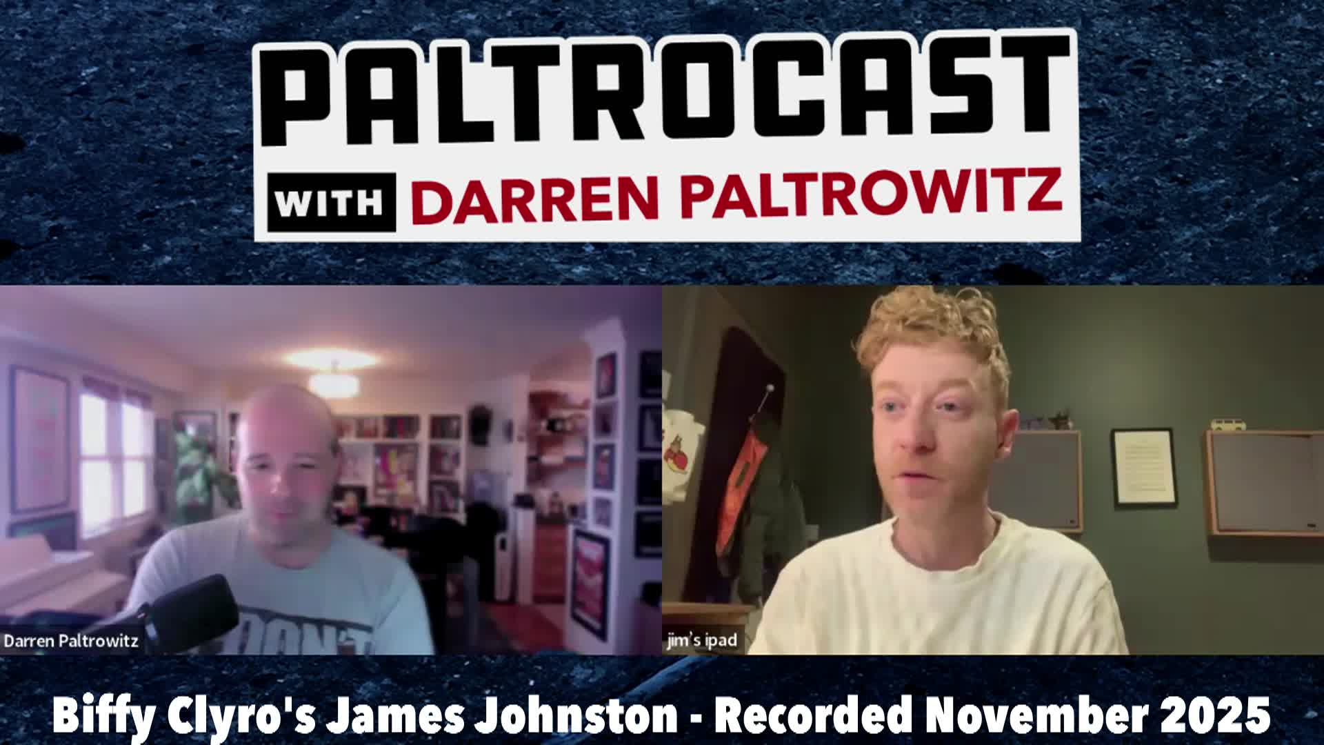 Thumbnail image for Paltrocast - Biffy Clyro's James Johnston, Kevin McNally