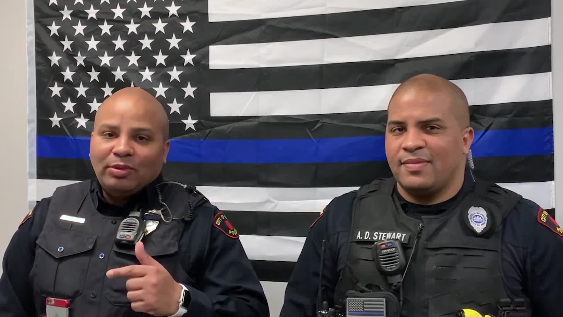 Thumbnail image for Local Living Legends - Erie Police Officers Anastacio Stewart and his twin brother, Anastacia Stewart