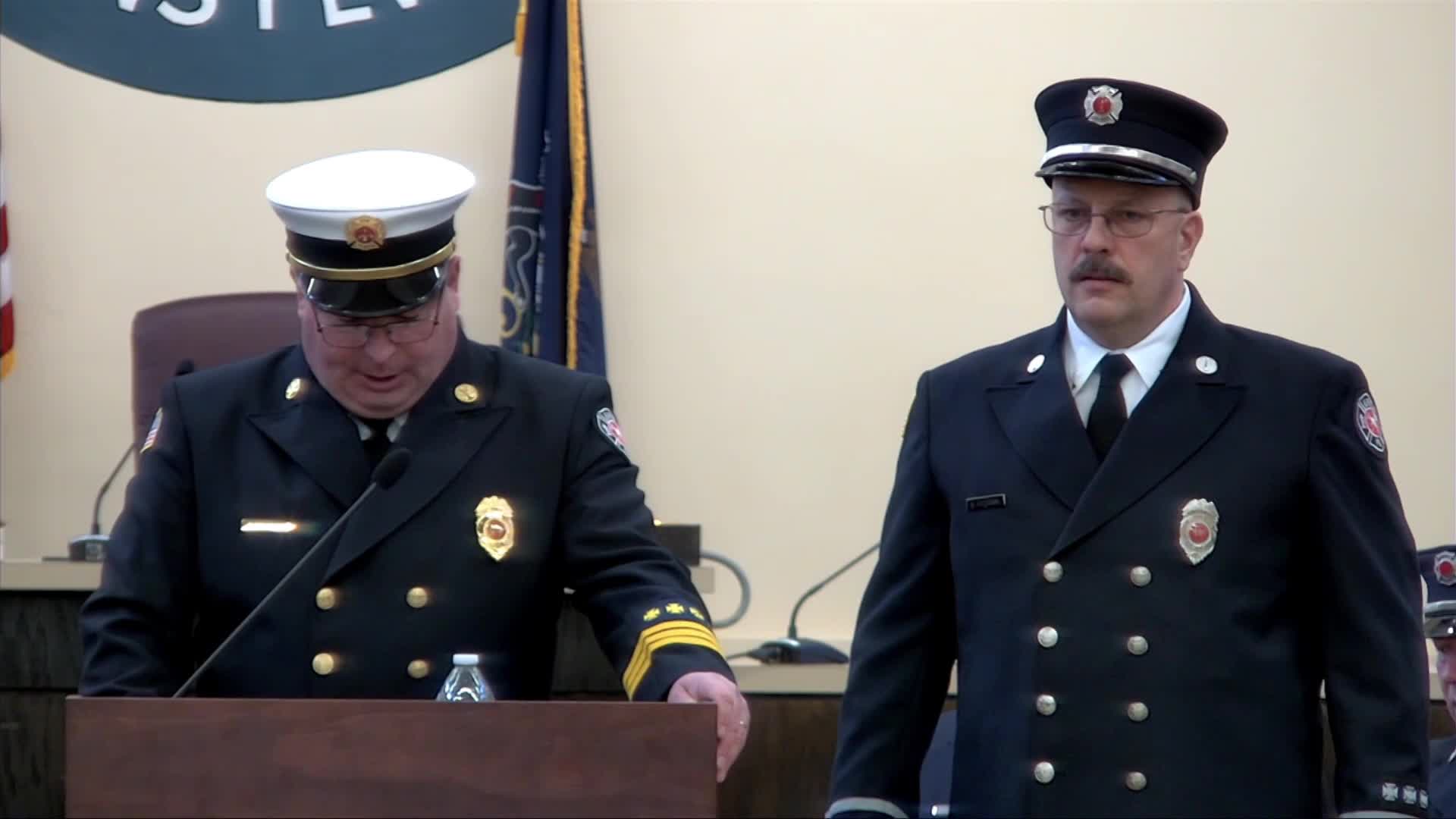 Thumbnail image for Erie Fire Fighters Swearing in Ceremony - February 23, 2023